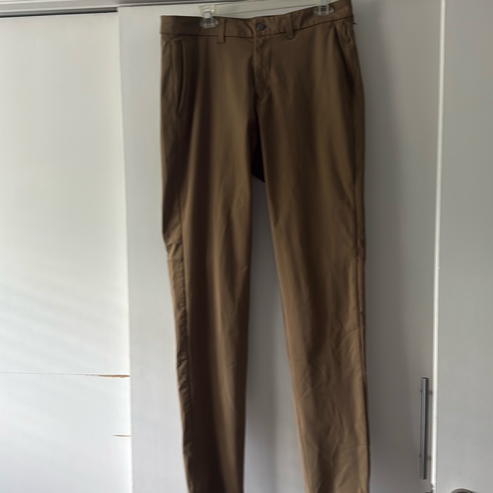 Lululemon Commission Pant Slim *Warpstreme khaki 34/35Long